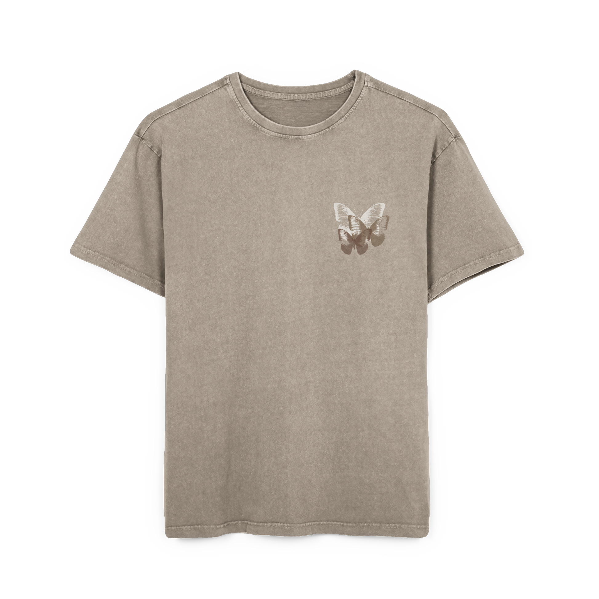 Butterfly T-Shirt T-Shirt PEBVER. XS Dark Khaki