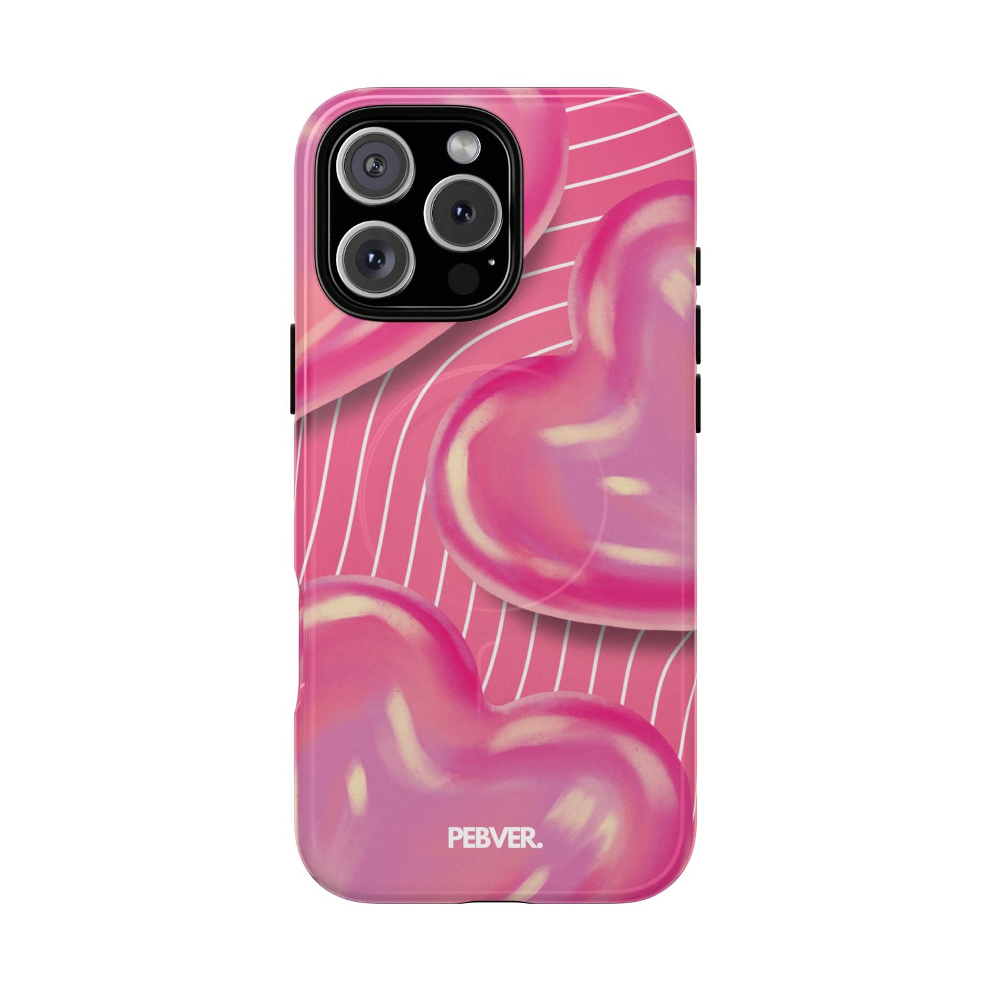 Hearts | MagSafe Phone Case PEBVER. iPhone 16 Pro Max Glossy
