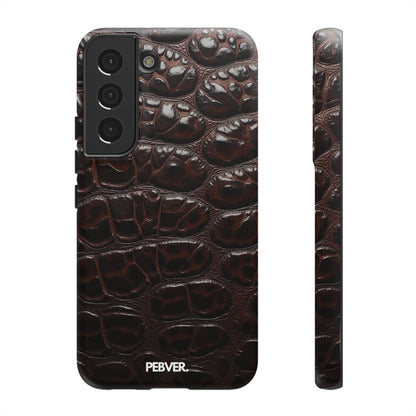 Brown Leather | Phone Case Samsung Galaxy S22 Matte