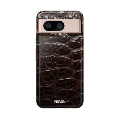 Brown Leather | Phone Case Google Pixel 8 Glossy