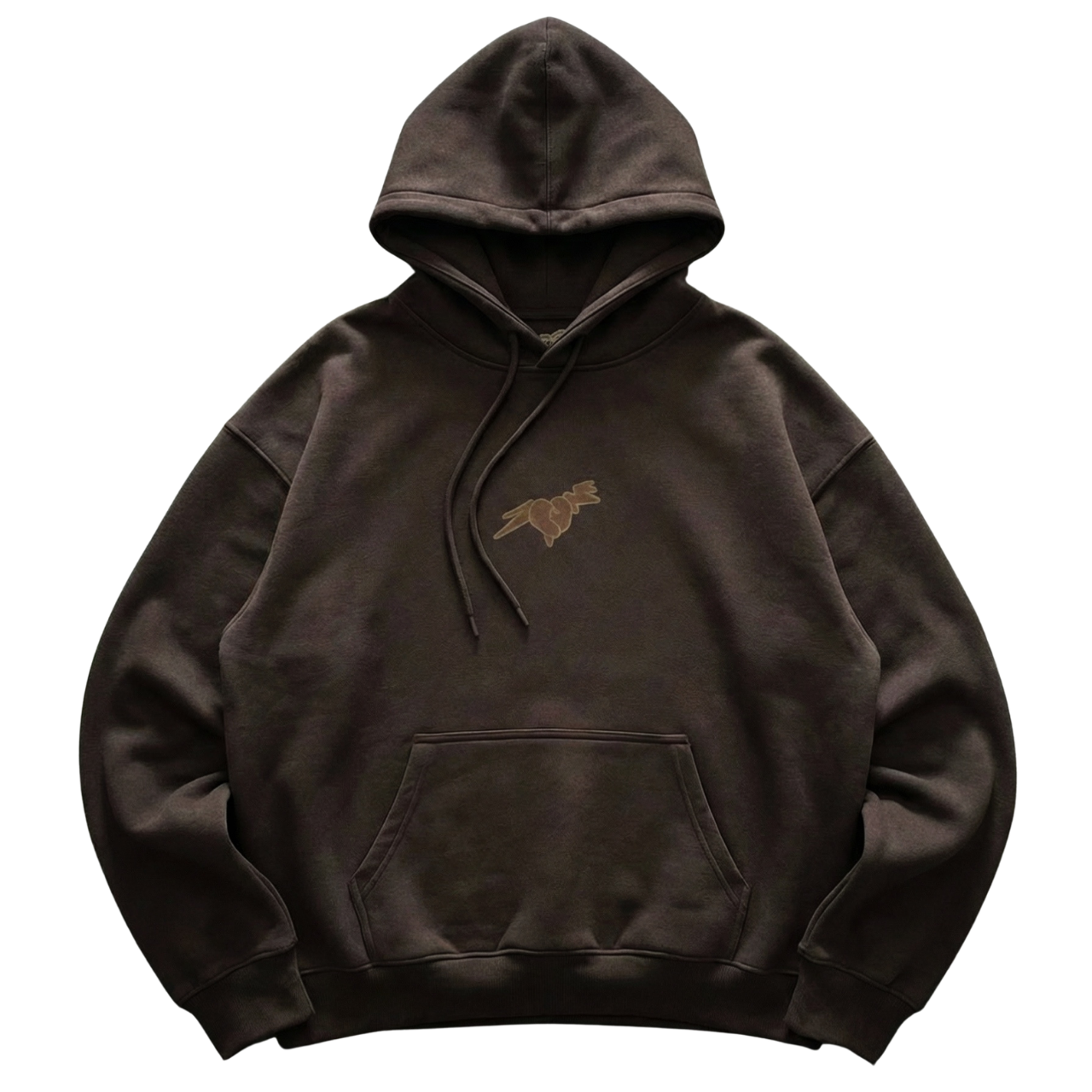 Wintered Brown Hoodie Hoodie PEBVER.