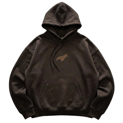 Wintered Brown Hoodie Hoodie PEBVER.