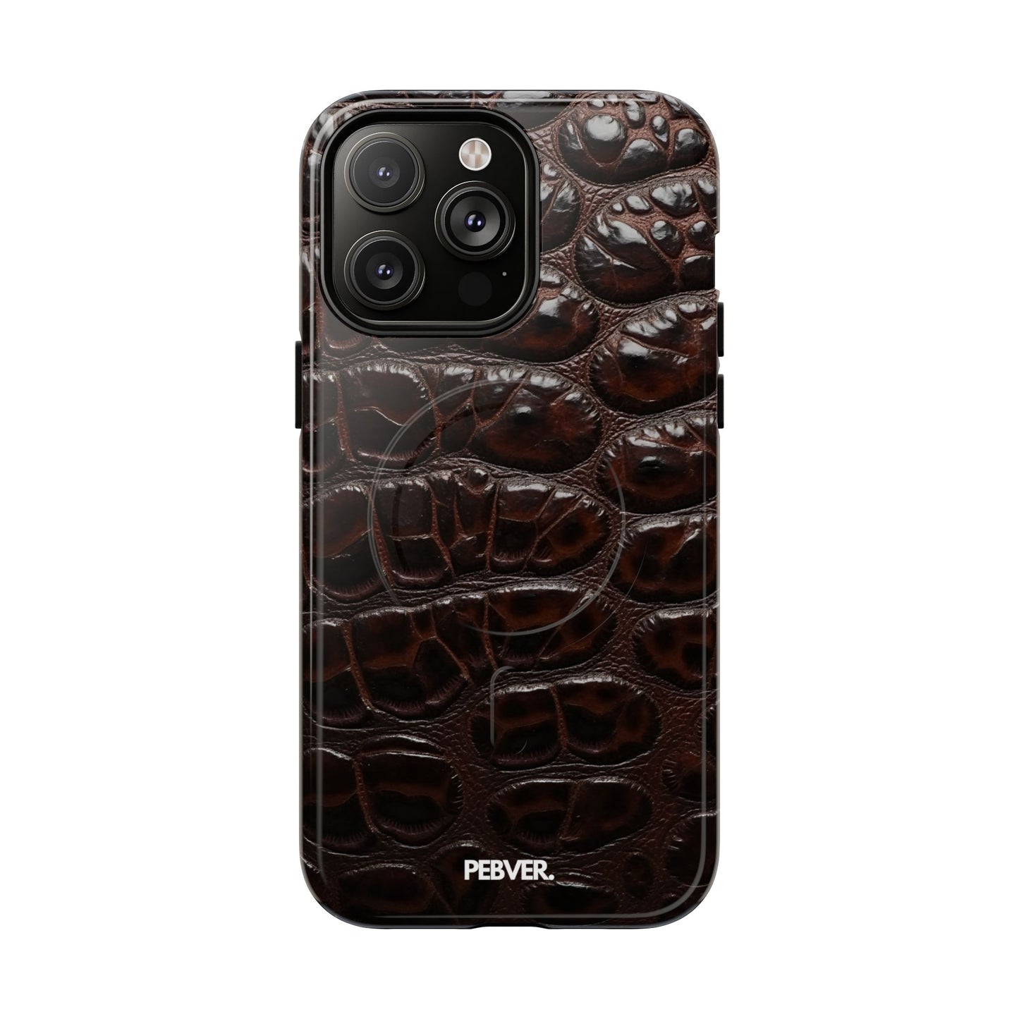 Leather | MagSafe Phone Case PEBVER. iPhone 14 Pro Max Glossy