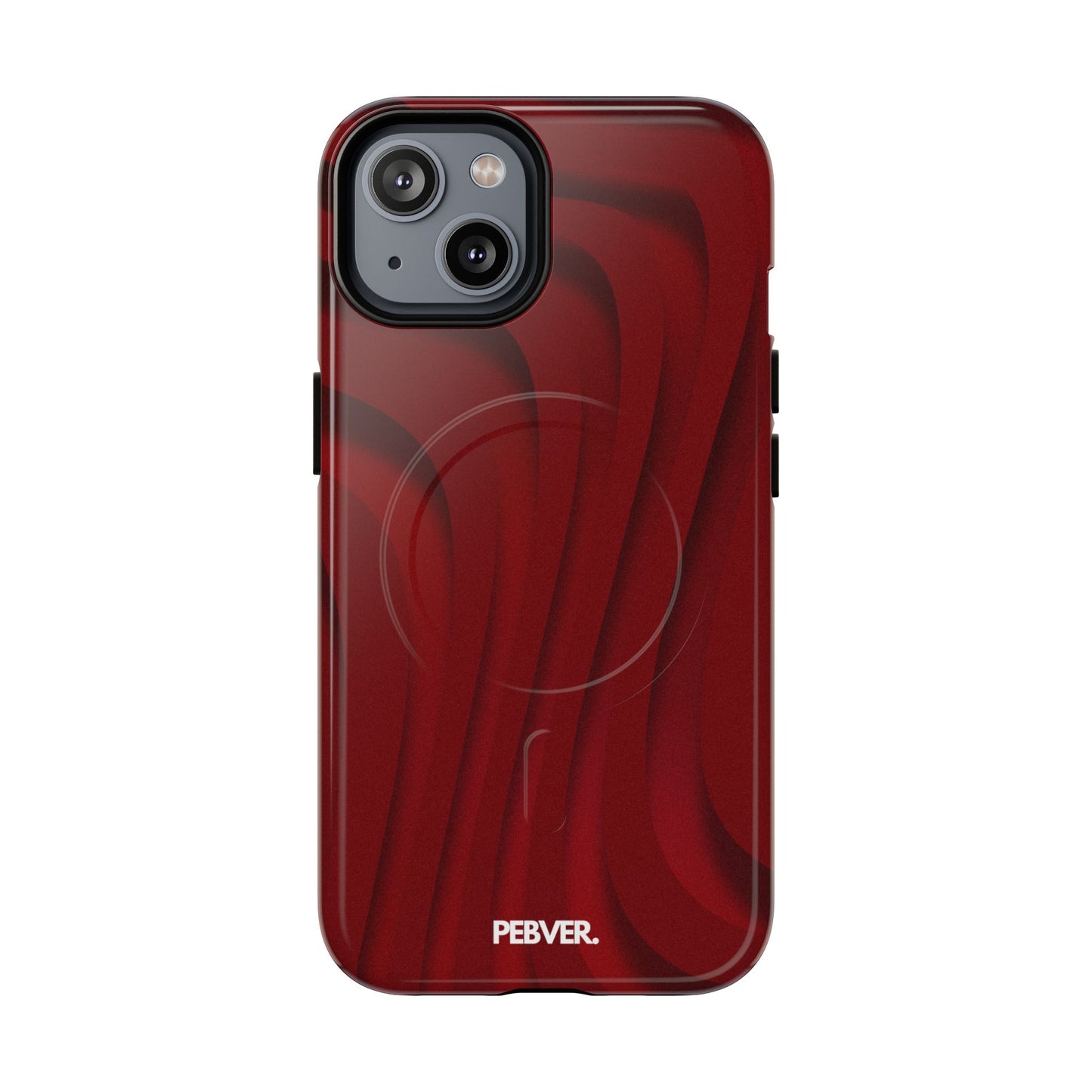 Slowed Red | MagSafe Phone Case PEBVER. iPhone 14 Glossy