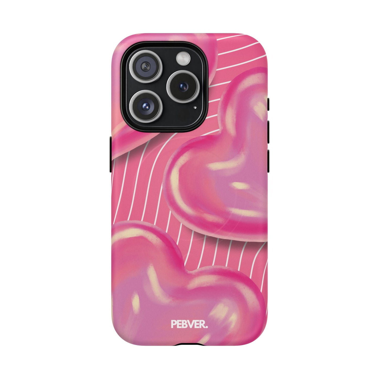 Hearts | MagSafe Phone Case PEBVER. iPhone 15 Pro Matte