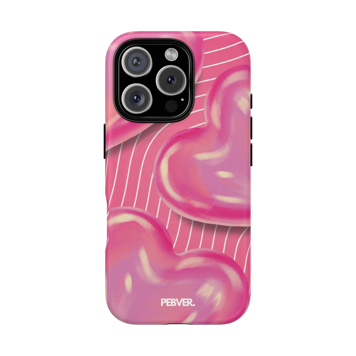 Hearts | MagSafe Phone Case PEBVER. iPhone 16 Pro Matte