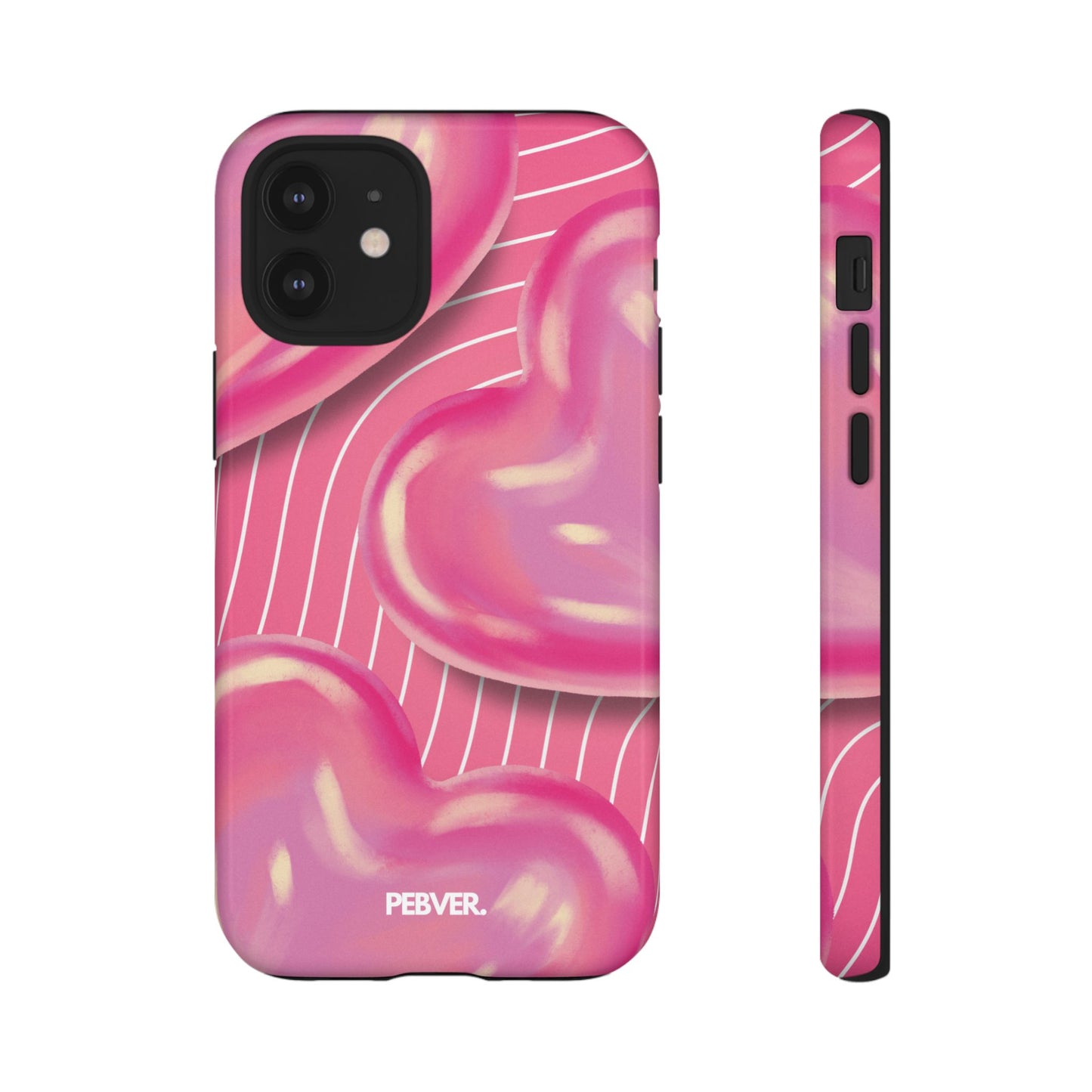 Hearts | Phone Case Phone Case PEBVER. iPhone 12 Mini Glossy