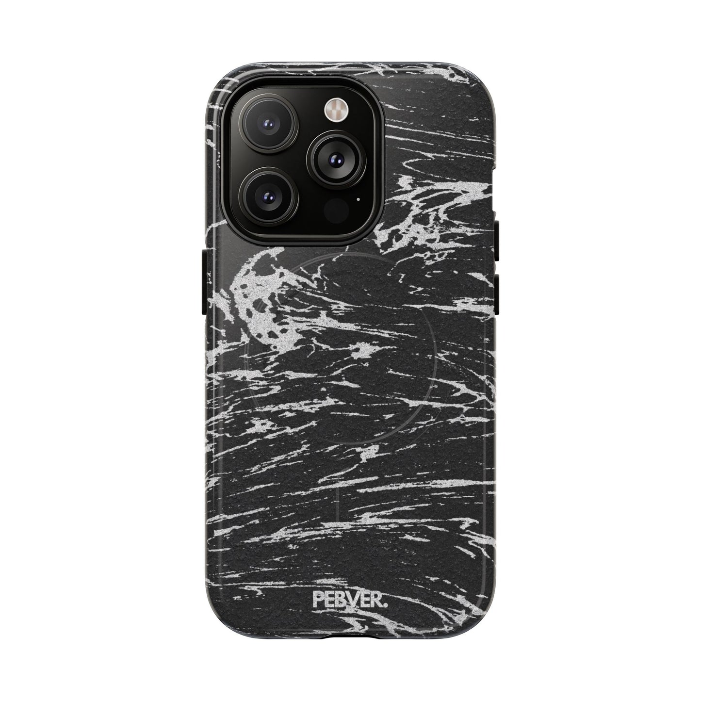 Graphite MagSafe Case Phone Case PEBVER. iPhone 14 Pro Glossy
