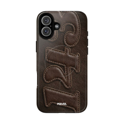 "Stitched" Magsafe Case Phone Case PEBVER. iPhone 16 Plus Glossy