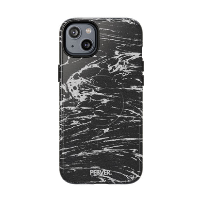 Graphite MagSafe Case Phone Case PEBVER. iPhone 14 Plus Glossy