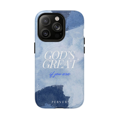 God's Great | MagSafe Phone Case PEBVER. iPhone 14 Pro Glossy
