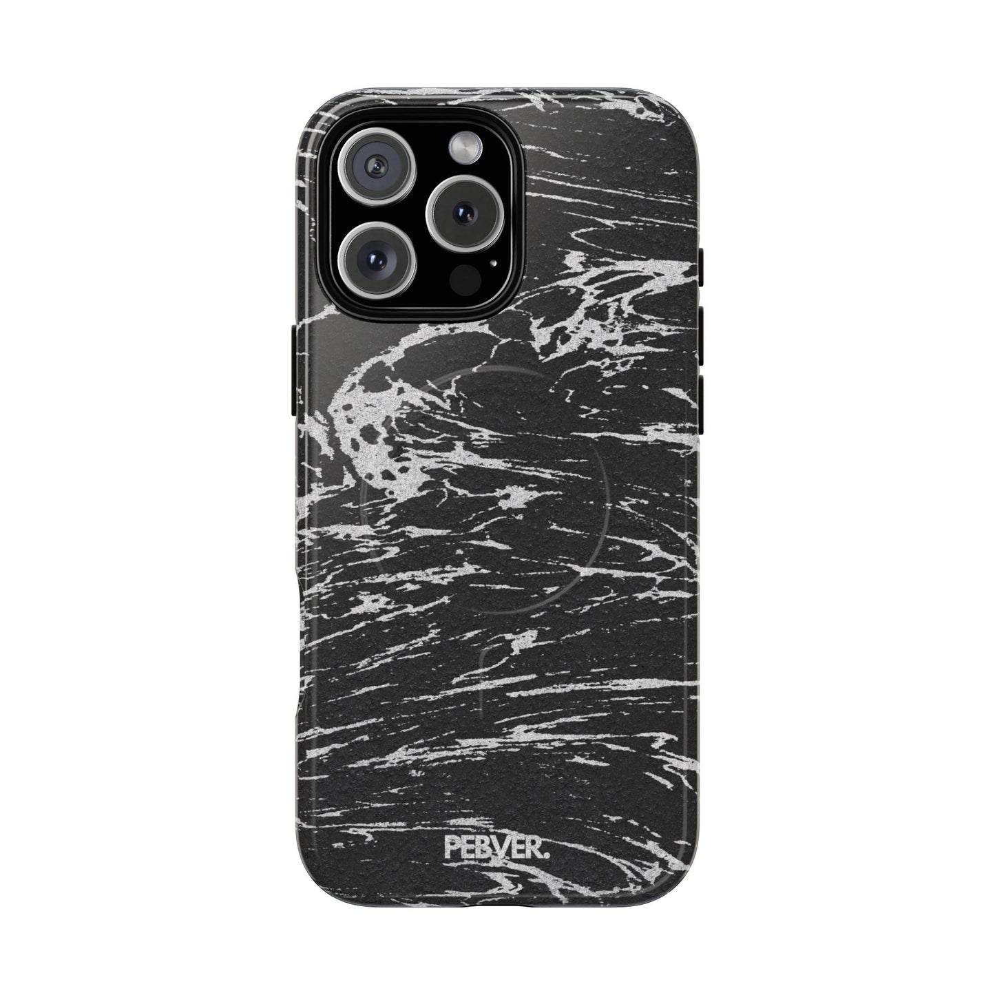 Graphite MagSafe Case Phone Case PEBVER. iPhone 16 Pro Max Glossy