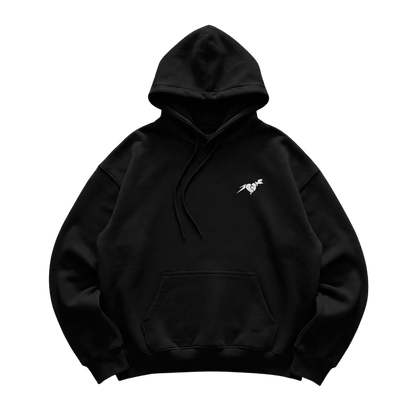 Basics Black Hoodie PEBVER.