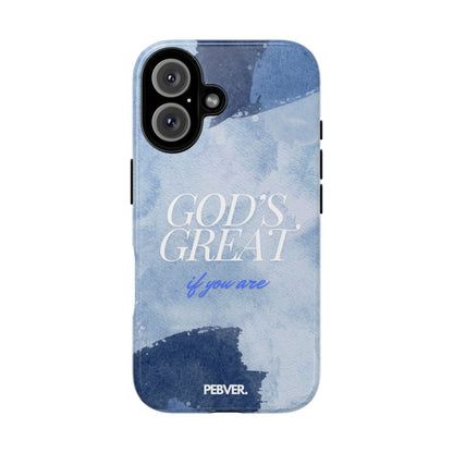God's Great | Phone Case iPhone 16 Glossy