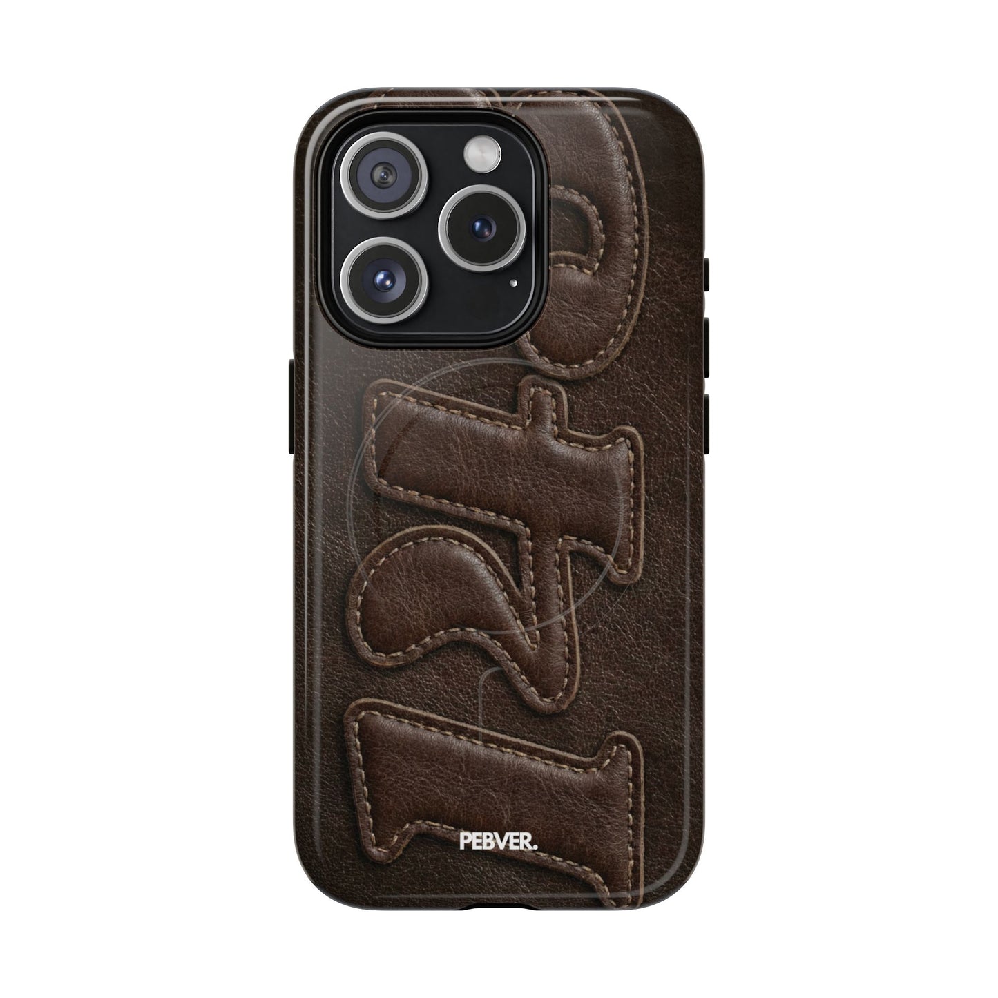 "Stitched" Magsafe Case Phone Case PEBVER. iPhone 15 Pro Glossy