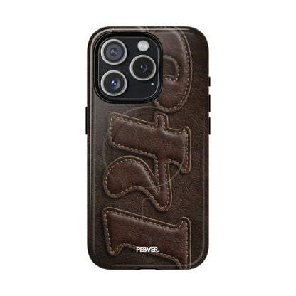 "Stitched" Magsafe Case Phone Case PEBVER. iPhone 15 Pro Glossy