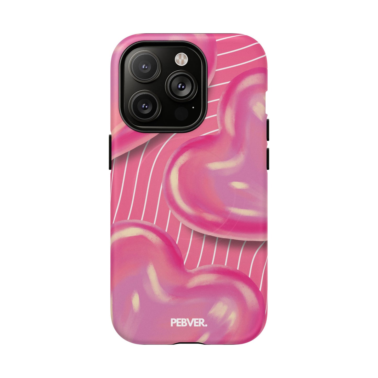 Hearts | MagSafe Phone Case PEBVER. iPhone 14 Pro Matte