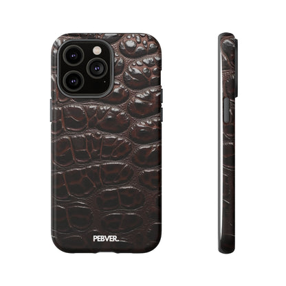 Brown Leather | Phone Case iPhone 14 Pro Max Matte