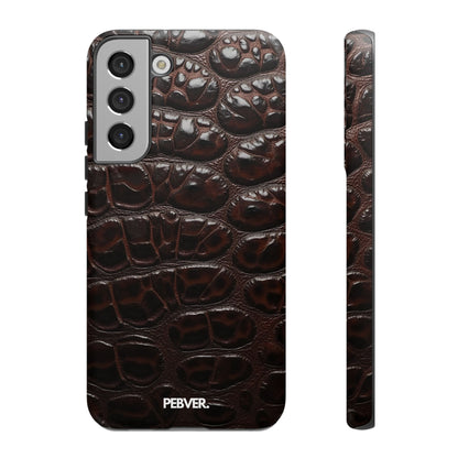 Brown Leather | Phone Case Samsung Galaxy S22 Plus Matte