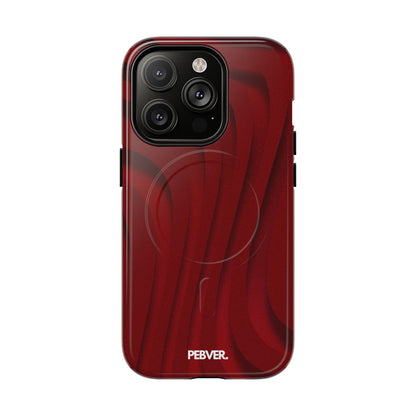 Slowed Red | MagSafe Phone Case PEBVER. iPhone 14 Pro Glossy