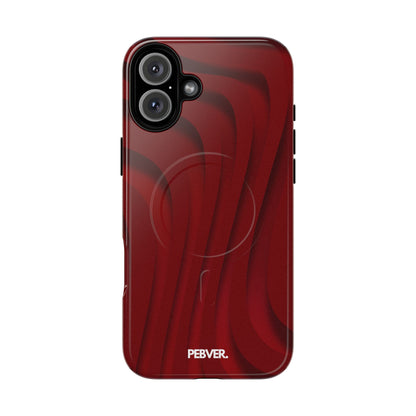 Slowed Red | MagSafe Phone Case PEBVER. iPhone 16 Plus Glossy