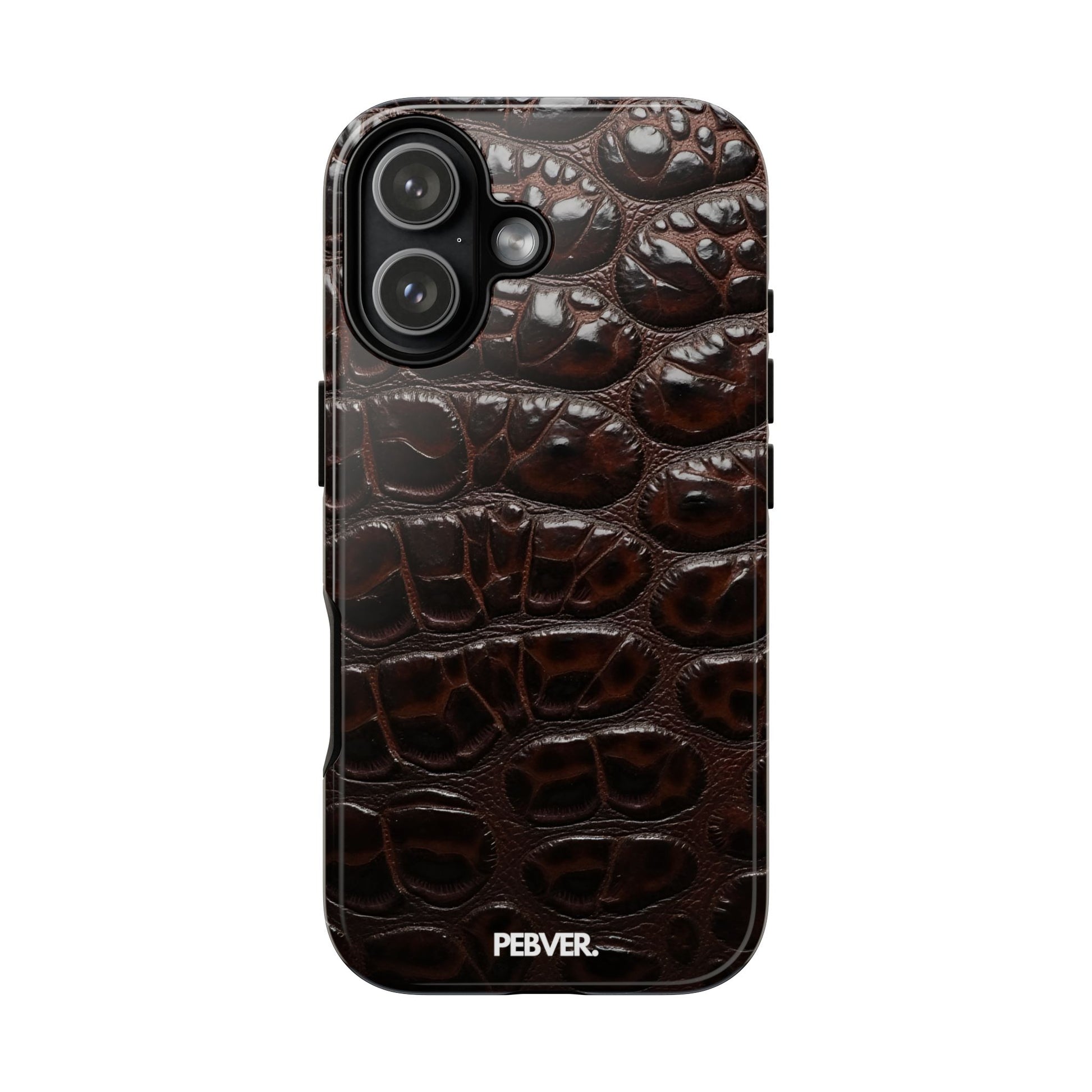Brown Leather | Phone Case iPhone 17 Glossy