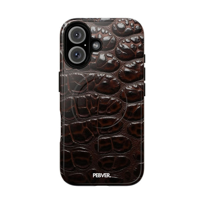 Leather | MagSafe Phone Case PEBVER. iPhone 16 Glossy