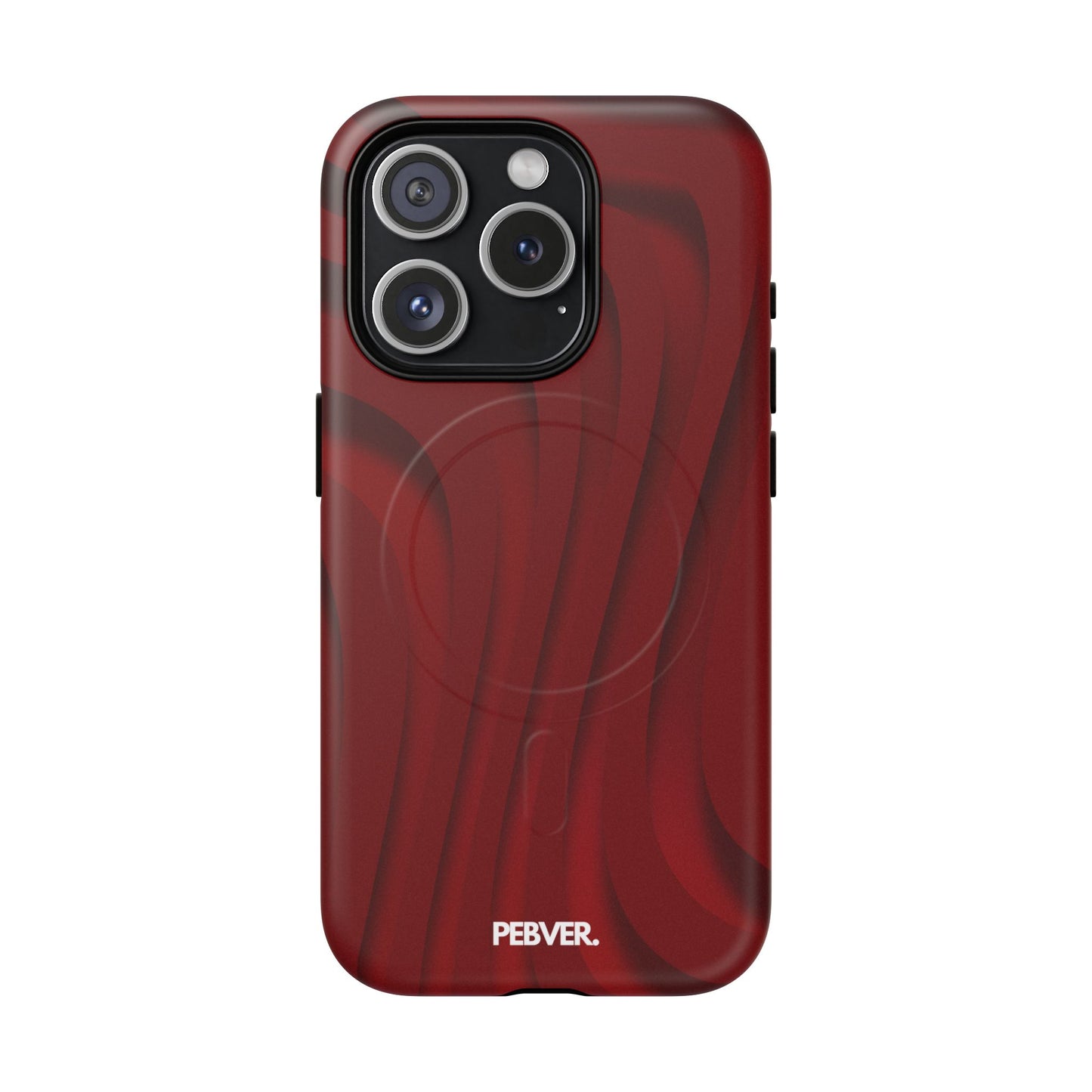 Slowed Red | MagSafe Phone Case PEBVER. iPhone 15 Pro Matte