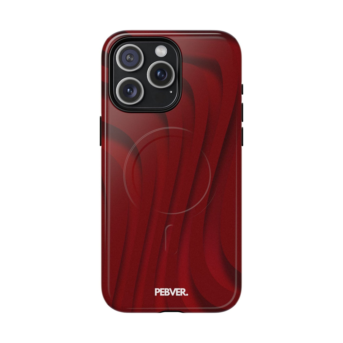 Slowed Red | MagSafe Phone Case PEBVER. iPhone 15 Pro Max Glossy