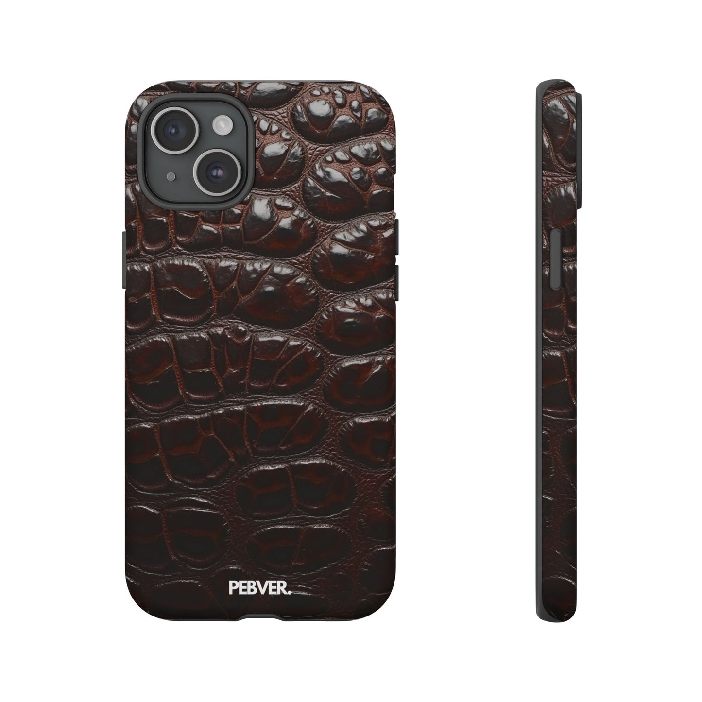 Brown Leather | Phone Case iPhone 15 Plus Matte