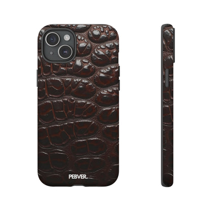 Brown Leather | Phone Case iPhone 15 Plus Matte