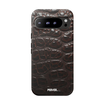 Brown Leather | Phone Case Google Pixel 9 Pro XL Matte