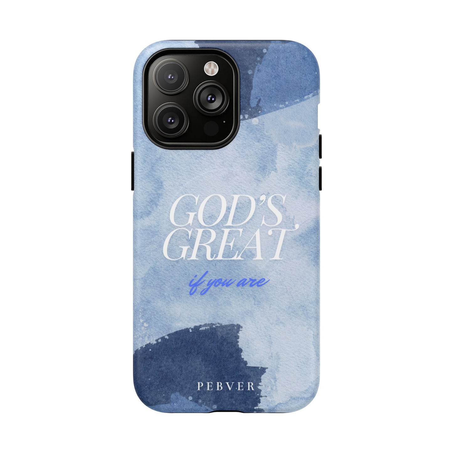 God's Great | MagSafe Phone Case PEBVER. iPhone 14 Pro Max Matte