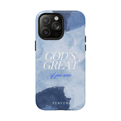 God's Great | MagSafe Phone Case PEBVER. iPhone 14 Pro Max Matte