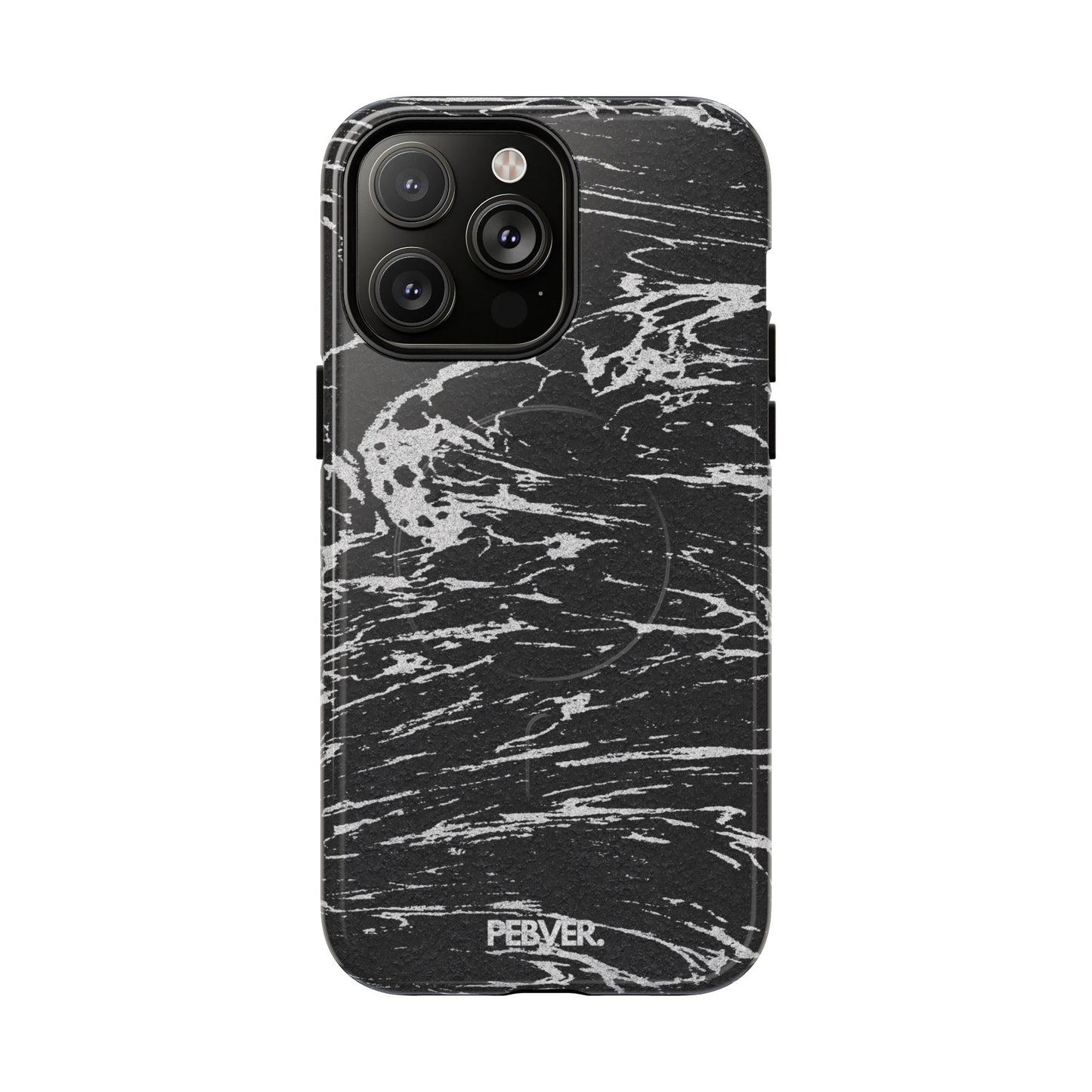Graphite MagSafe Case Phone Case PEBVER. iPhone 14 Pro Max Glossy