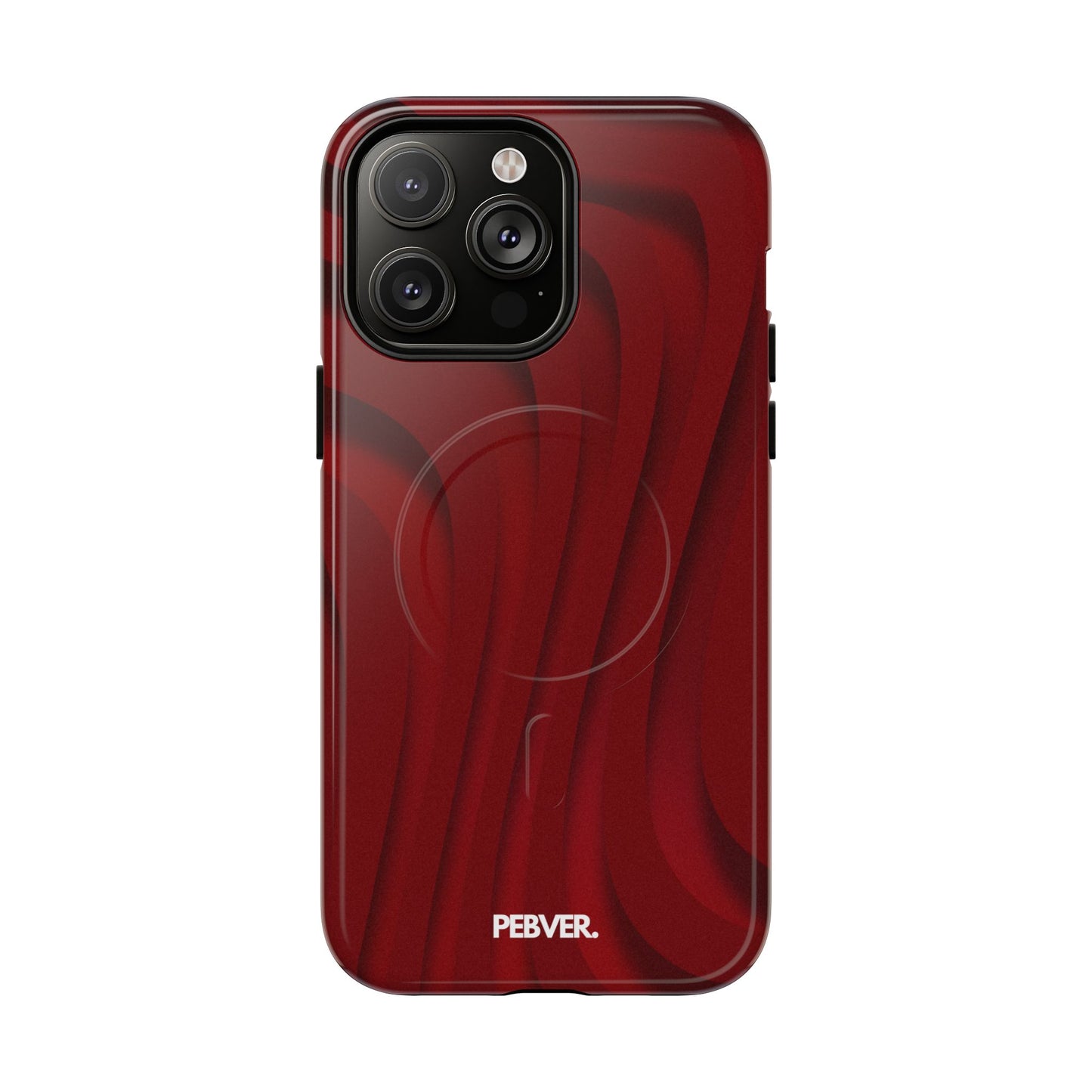 Slowed Red | MagSafe Phone Case PEBVER. iPhone 14 Pro Max Glossy