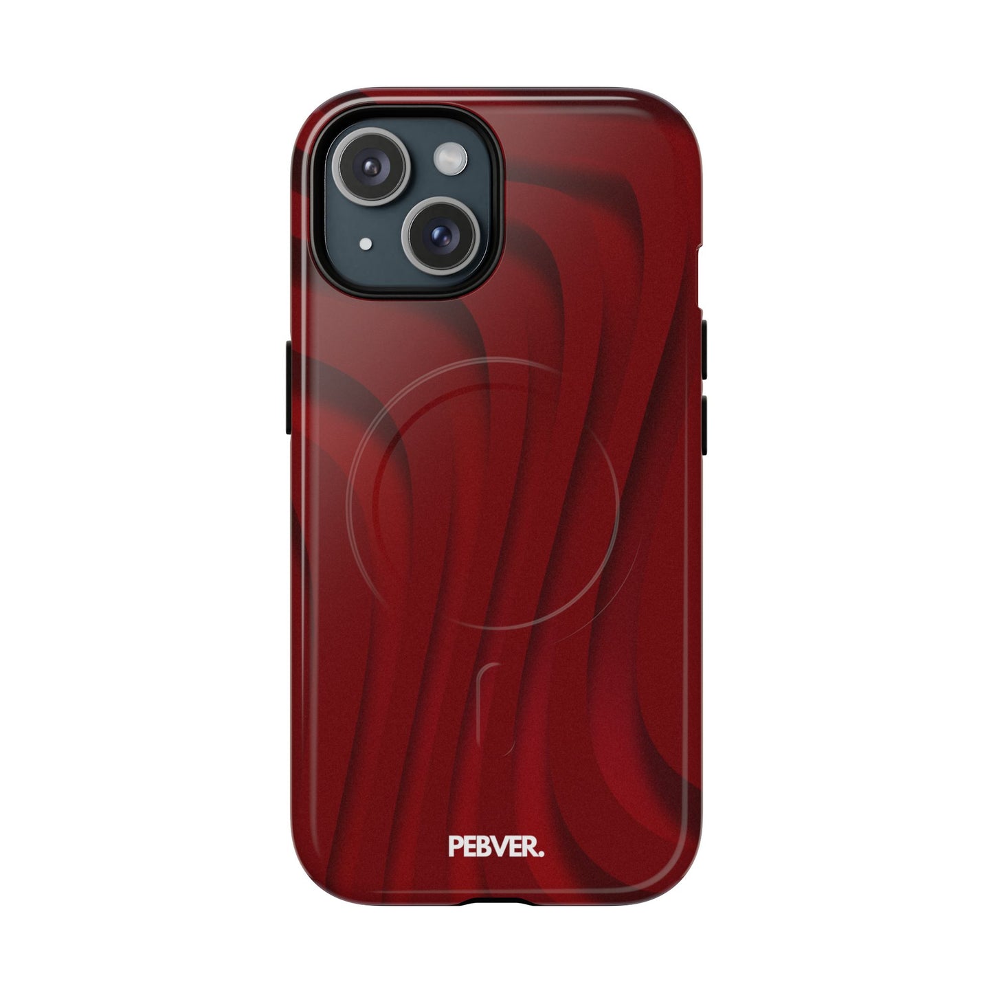 Slowed Red | MagSafe Phone Case PEBVER. iPhone 15 Glossy