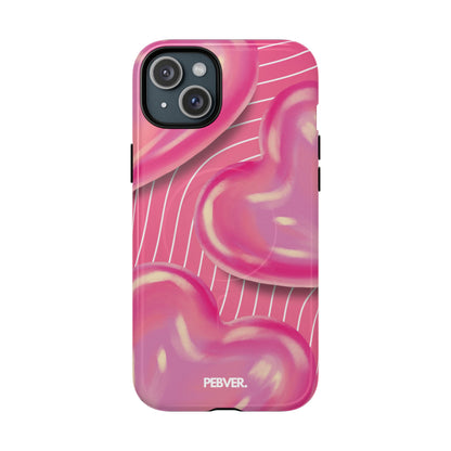 Hearts | MagSafe Phone Case PEBVER. iPhone 15 Plus Glossy