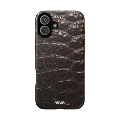 Leather | MagSafe Phone Case PEBVER. iPhone 16 Plus Matte