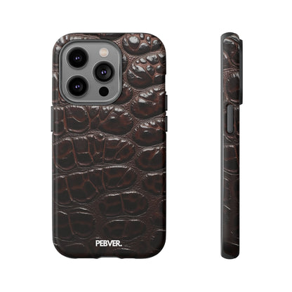 Brown Leather | Phone Case iPhone 14 Pro Matte
