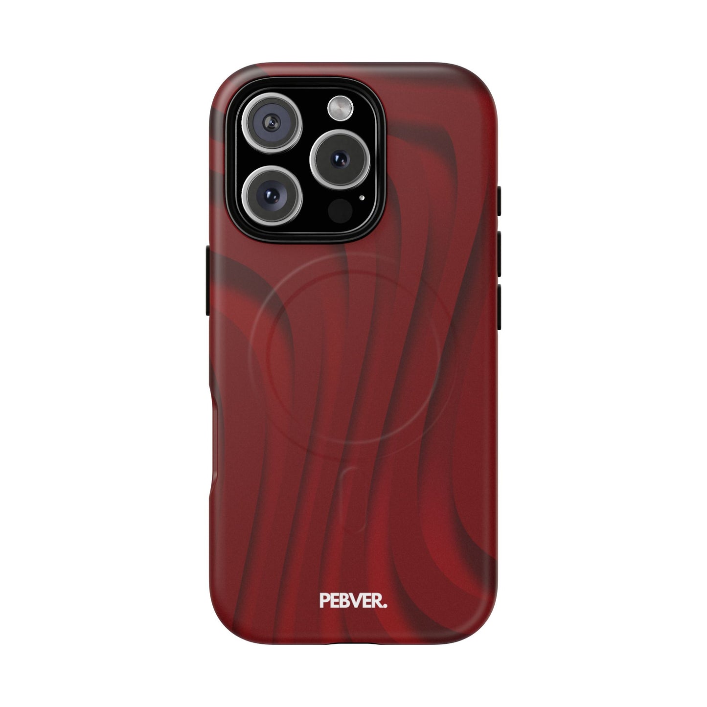 Slowed Red | MagSafe Phone Case PEBVER. iPhone 16 Pro Matte