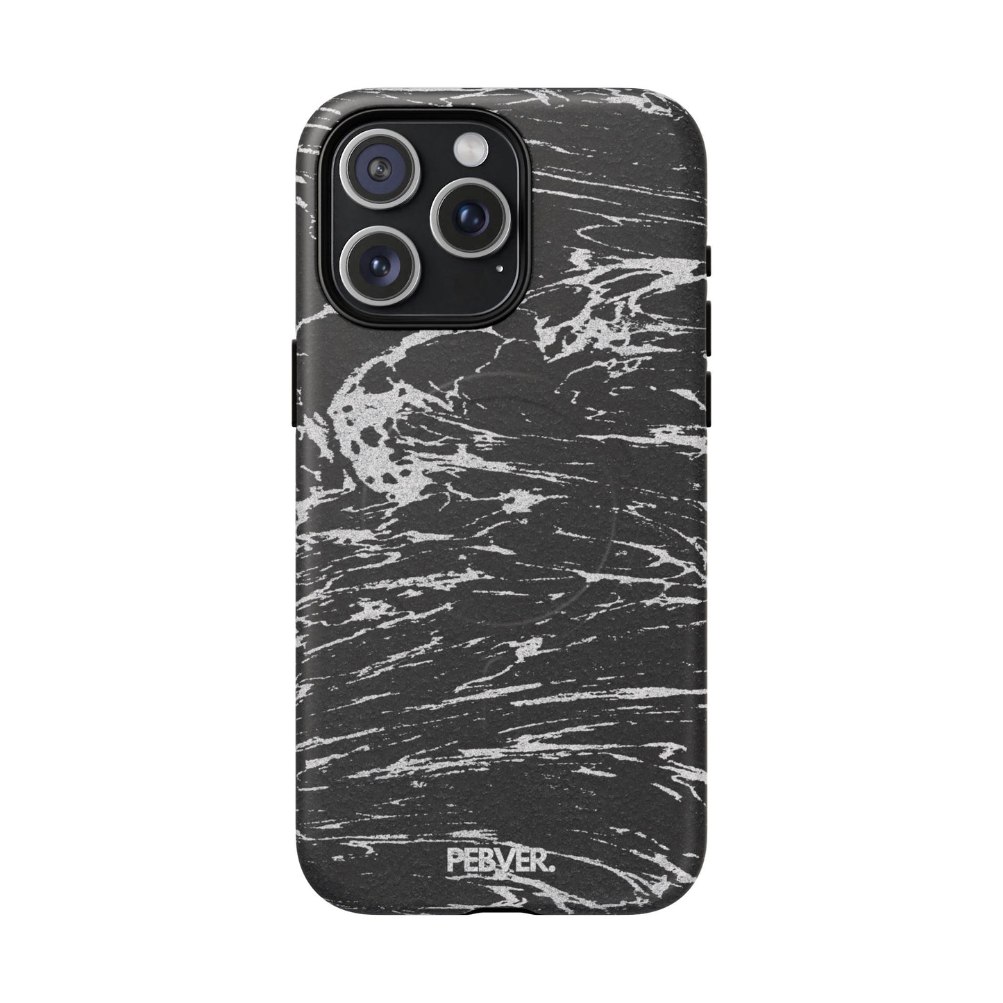 Graphite MagSafe Case Phone Case PEBVER. iPhone 15 Pro Max Matte