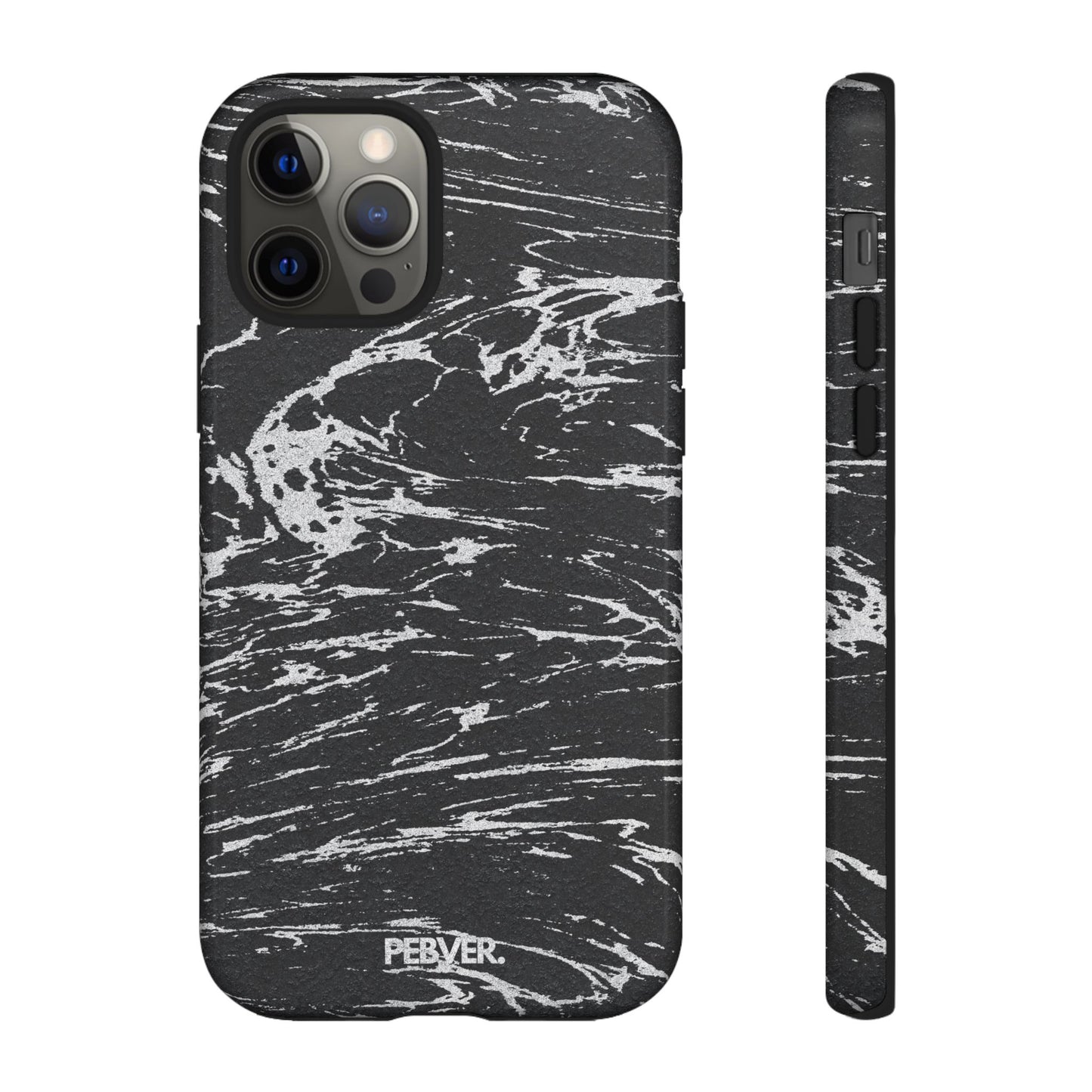 Graphite Phone Case Phone Case PEBVER. iPhone 12 Pro Glossy