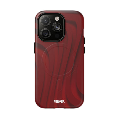 Slowed Red | MagSafe Phone Case PEBVER. iPhone 14 Pro Matte
