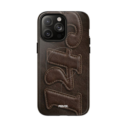 "Stitched" Magsafe Case Phone Case PEBVER. iPhone 14 Pro Max Glossy