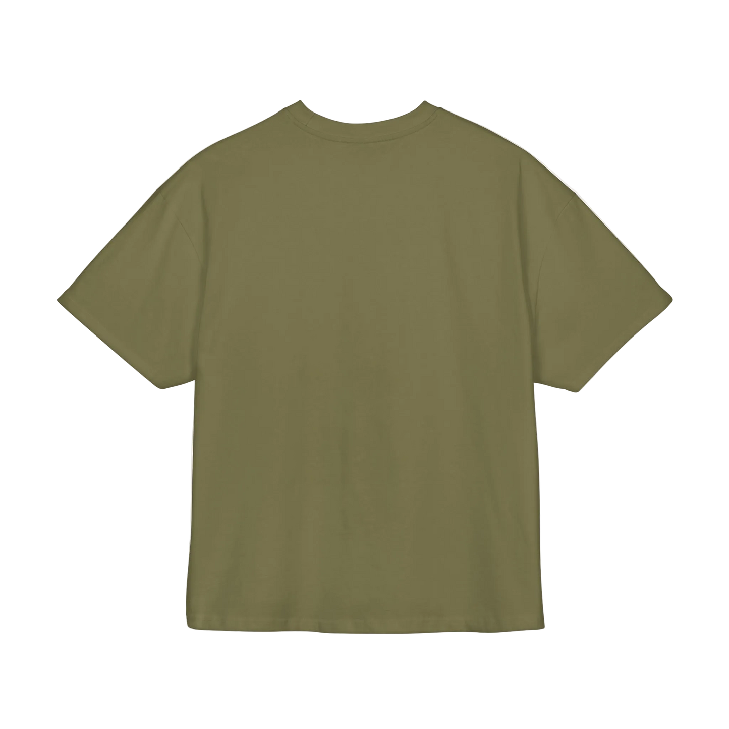 Green t-shirt on a white background