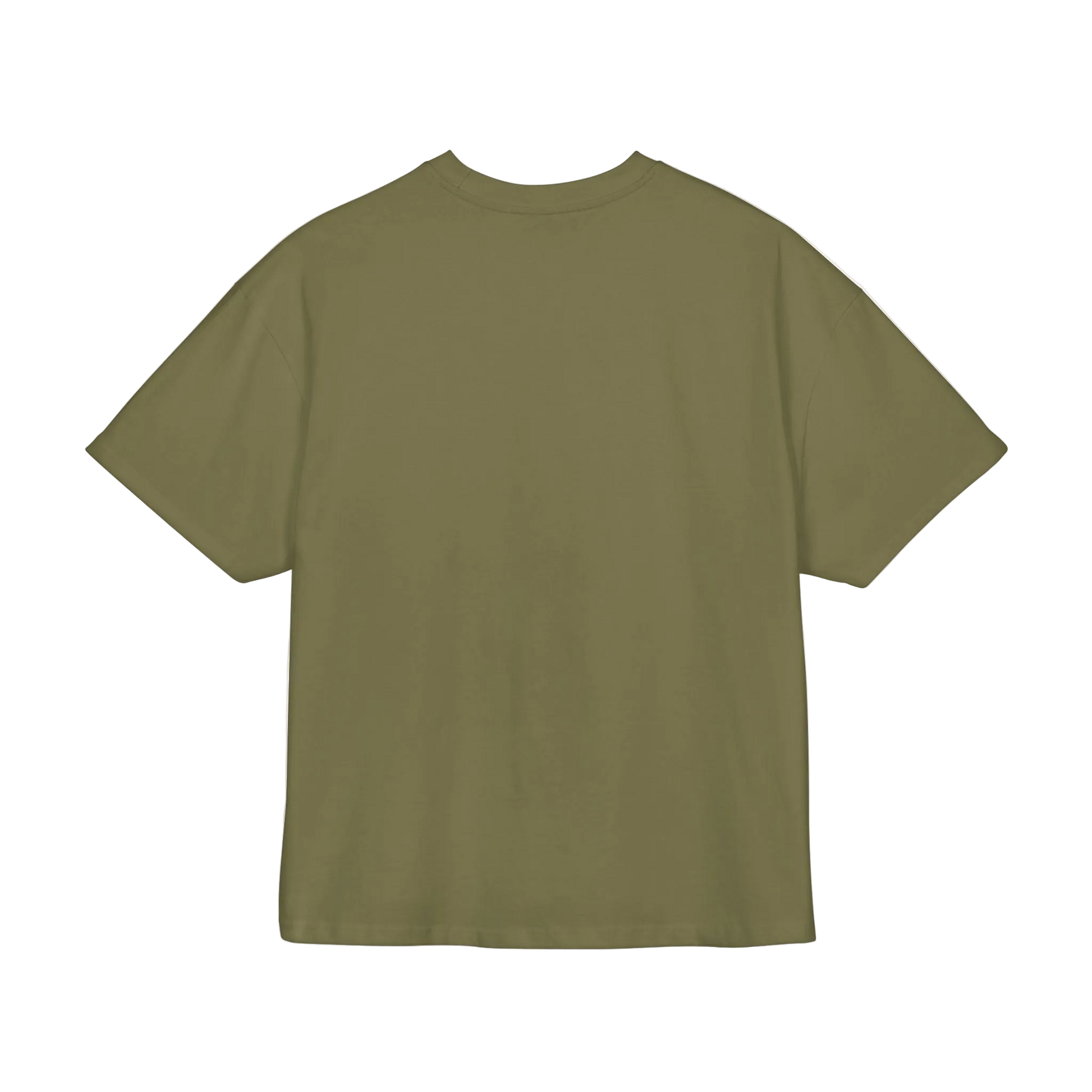 Green t-shirt on a white background