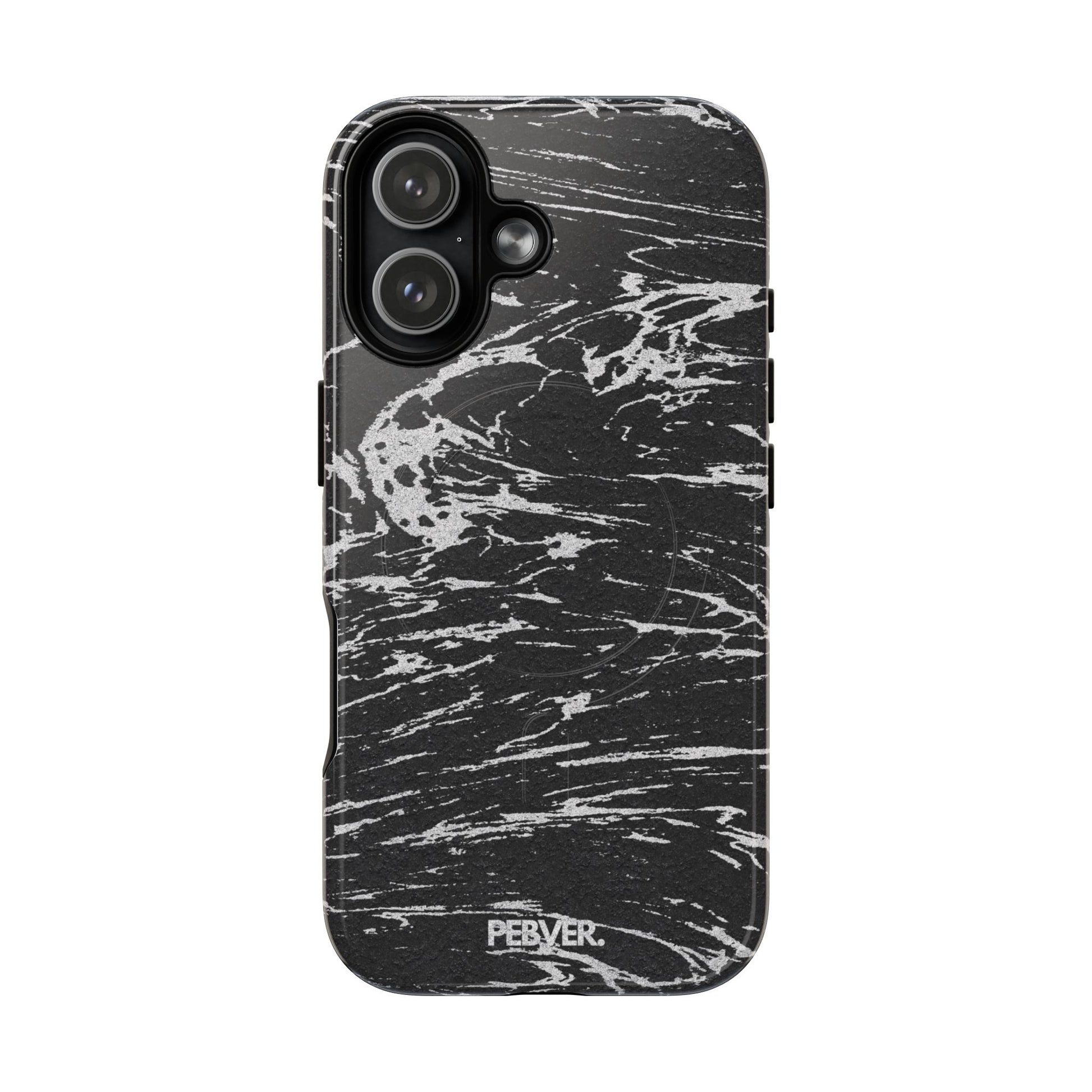 Graphite MagSafe Case Phone Case PEBVER. iPhone 17 Glossy