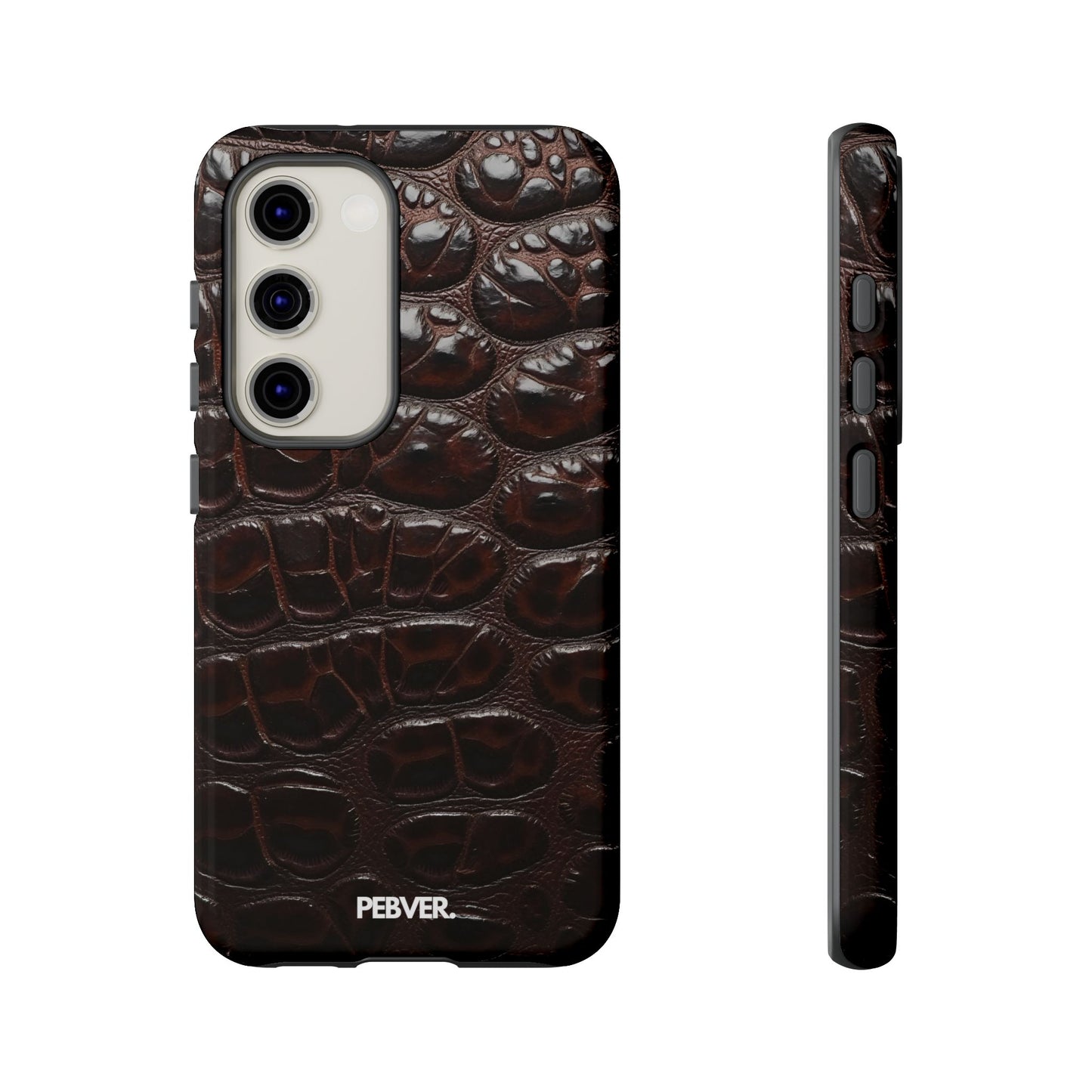 Brown Leather | Phone Case Samsung Galaxy S23 Glossy