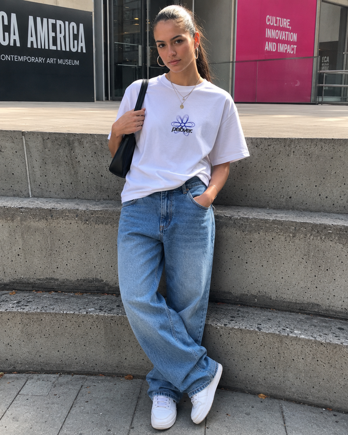 Local Flower Oversized Tee